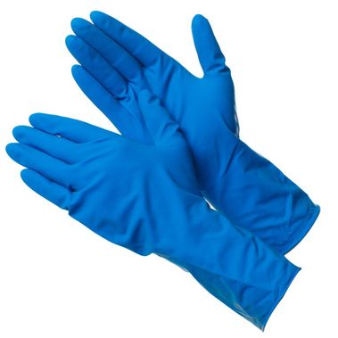 Перчатки латексные (синие), XL, упак 50шт=25пар